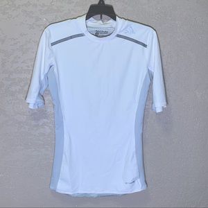 adidas Men's Techfit Compression Climachill Base Tee Large UPF 50+